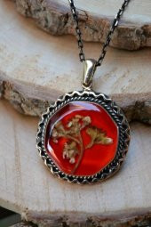 STONEAGE JEWELLERY Kuru Çiçek Bayan Kolye - 1