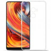 Xiaomi Mi Mix Kılıf Süper Silikon Kapak + Cam Ekran Koruyucu Hediye - 8