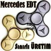 Mercedes EDT Metal Stres Çarkı Hand Spinner Tek Rulmanlı - 1