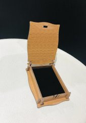 Çınar yaprağı gümüş bayan kolye - 2