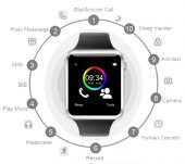 Olix A1 Smart Watch Akıllı Saat Sim Kartlı Kameralı IME Kayıtlı - 7