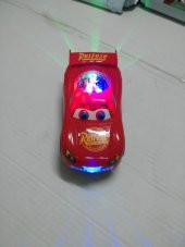 Oyuncak Şimşek Mcqueen Pilli Işıklı Dil Çıkaran 3D Araba - 4