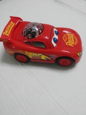 Oyuncak Şimşek Mcqueen Pilli Işıklı Dil Çıkaran 3D Araba - 3