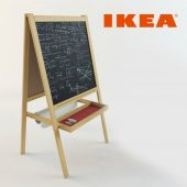 IKEA Mala Yazı Tahtası Çift Yönlü Ayaklı Çizim Tahtası 3104 - 2