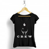 HAYKO CEPKİN CROW LOGO KADIN TİŞÖRT - 1