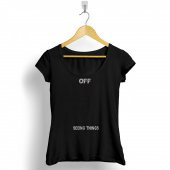 OFF SEEING THINGS MÜSTEHCEN EROTİK TİŞÖRT KADIN TİŞÖRT - 1