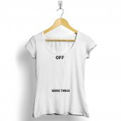 OFF SEEING THINGS MÜSTEHCEN EROTİK TİŞÖRT KADIN TİŞÖRT - 2