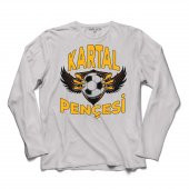 KARA KARTAL PENÇESİ BEŞİKTAŞ BJK BLACK EAGLE UZUN KOLLU TİŞÖRT - 2