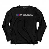BMW M POWER SPORT IM I AM BOSS UZUN KOLLU TİŞÖRT - 1