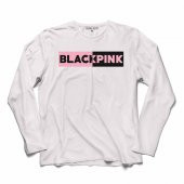 BLACK PINK BLACKPINK LOGO UZUN KOLLU TİŞÖRT - 2
