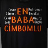 BABALAR GÜNÜ GALATASARAY EN BABA CİMBOMLU CİMBOMBOM ERKEK TİŞÖRT - 2