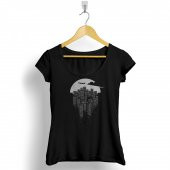 UÇAK YOLCULUK SEYAHAT SAY GOODBYE TO THE CITY KADIN TİŞÖRT thumbnail 1