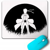 RED MOON NARUTO SILHOUETTE SPY ANIME MANGA MOUSE PAD - 1