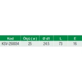 Formül PPRC 25 mm Plastik Küresel Vana PN25 (2 Adet) - 3