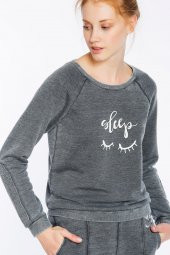 Prato - Süpersoft Koyu Gri Sweatshirt | 160019-1 - 2