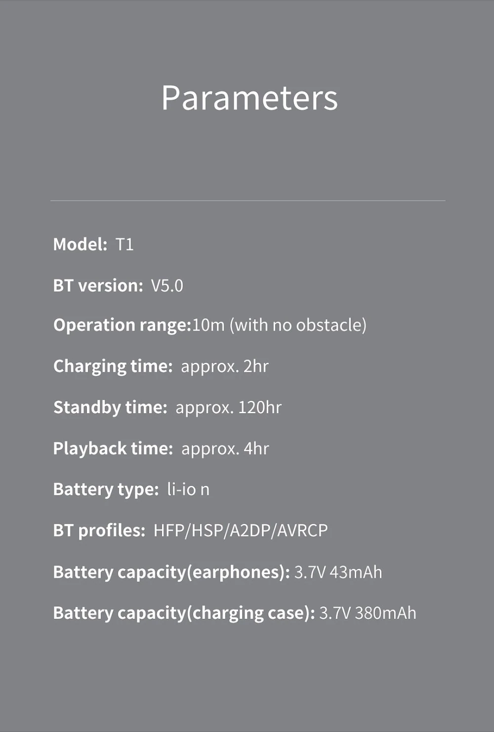 QCY T1C Bluetooth 5.0 Kablosuz Çift Mikrofonlu Kulaklık - 9