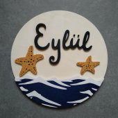 Bebek Odası Çerçeve Çocuk Odası Duvar Süsleri Hediyelik Eşya - 1