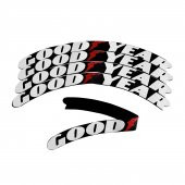 3D LASTİK YAZISI ORJİNAL FONT TİRE STİCKER - 8