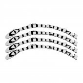 3D LASTİK YAZISI ORJİNAL FONT TİRE STİCKER - 10