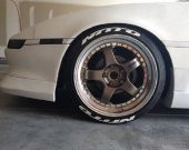 YENİ ÜRÜN ORJİNAL NİTTO 3D LASTİK YAZISI TİRE STİCKER - 1