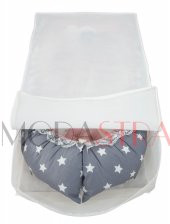 Modastra Babynest Puantiye ve Somon Kombin Lüx Baby Nest - 3