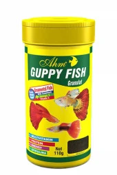 Ahm Guppy Fish Granullat 250 ml Skt : 01/2026 500 - 800 micron - 1