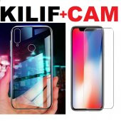 Xiaomi Mi A2 Lite Şeffaf İnce Slim Fit Kaliteli Kılıf + Cam - 1