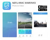 Nefu Plabo 2 Kameralı Wi-Fi FullHD Araç Kamerası - 4