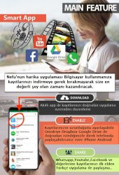 Nefu Plabo 2 Kameralı Wi-Fi FullHD Araç Kamerası - 7