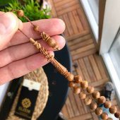 Elzem Tesbih Bilek Boy Oyma İmameli Sistemli Kuka Tesbih thumbnail 1