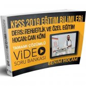 2019 KPSS Eğitim Bilimleri Rehberlik ve Özel Eğitim Video Soru Bankası Can Köni Benim Hocam Yayınları - 1