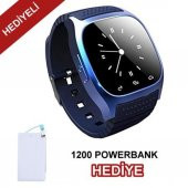 Smart Watch M26 Bluetooth Akıllı Saat Mavi - 1