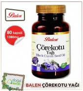 2 Adet x Balen Çörekotu Yağı Yumuşak Kapsül 80 Softjel - 1