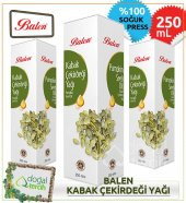 2 Adet x Balen Kabak Çekirdeği Yağı 250 ml - 1