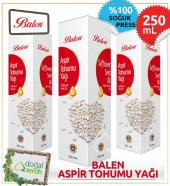 2 Adet x Balen Aspir Tohumu Yağı 250 ml - 1