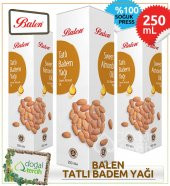 2 Adet x Balen Tatlı Badem Yağı 250 ml - 1