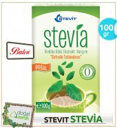 2 Adet x Stevit Stevia & Hindiba Kökü Ekstraktı 100 gr thumbnail 1