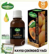 Mindivan Kayısı Çekirdeği Yağı Sabit 50 ml - 1