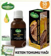 Mindivan Keten Tohumu Yağı Sabit 50 ml - 1