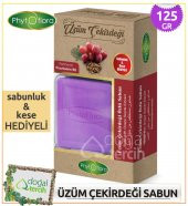 Phytoflora Üzüm Çekirdeği Özlü Sabun (Sabunluk ve Kese Hediyeli!) - 1