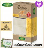 Phytoflora Buğday Özlü Sabun (Sabunluk ve Kese Hediyeli!) - 1