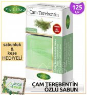 Phytoflora Çam Terebentin Özlü Sabun (Sabunluk ve Kese Hediyeli!) - 1