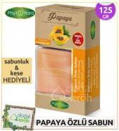 Phytoflora Papaya Özlü Sabun (Sabunluk ve Kese Hediyeli!) - 1