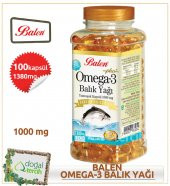 Balen Omega 3 Balık Yağı 100 Yumuşak Kapsül 1000 mg - 1