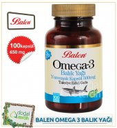 Balen Omega 3 Balık Yağı 100 Yumuşak Kapsül 500 mg - 1