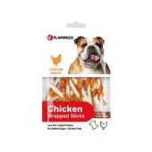 Flamingo Chick n Tavuk Eti Sargılı Köpek Ödül  Çubuk 65 gr Skt: 03/2025 - 1