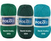 Polosu Simli Patiklik İplik, Simli Lüks Patiklik El Örgü İpi - 4