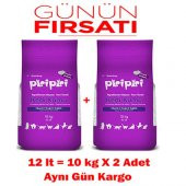 Pisipisi Eczacıbaşı Kedi Kumu 2 x 10 KG Kalın Taneli Pudra Kokulu - 1