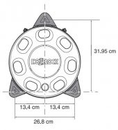 Hozelock 2420H Duvara Monte Hortum Makarası 30 mt hortum sarılır - 4