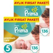 Prima Bebek Bezi Premium Care 5 Beden Junior Aylık Fırsat Paketi - 2